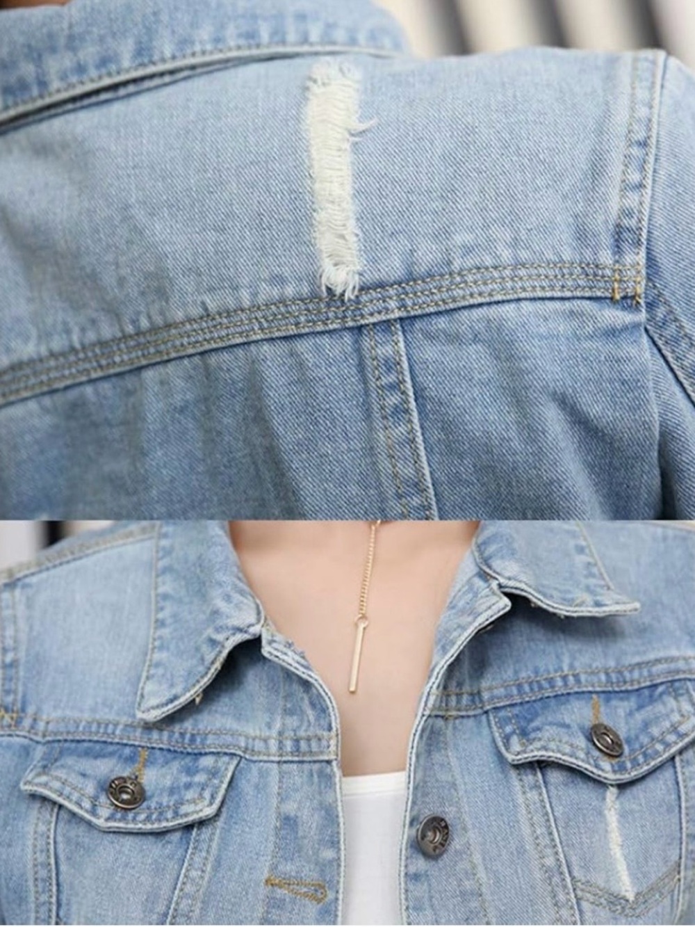 Light Wash Denim Jacket Women’s plus size XXXL - Picture 3 of 11